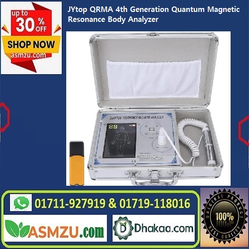 JYtop QRMA 4th Generation Quantum Magnetic Resonance Body Analyzer JYtop QRMA চতুর্থ প্রজন্মের কোয়ান্টাম ম্যাগনেটিক রেজোন্যান্স বডি অ্যানালাইজার ✅ আপনার শরীরের পূর্ণাঙ্গ স্বাস্থ্য বিশ্লেষণ এখন মাত্র এক মিনিটেই! ✅ কোয়ান্টাম মেডিসিনের উপর ভিত্তি করে তৈরি এই আধুনিক ডিভাইস আপনার শরীরের সেলুলার লেভেলের ইলেক্ট্রোম্যাগনেটিক সিগন্যাল বিশ্লেষণ করে। ✅ সহজে, নিরাপদে ও ব্যথাহীনভাবে স্বাস্থ্য পরীক্ষা করার জন্য এটি একটি অত্যাধুনিক Quantum Health Analyzer। 🔹 কী কী পাবেন এই মেশিনে? 1 × Main Unit 1 × Software CD 1 × USB Soft Dog 1 × USB cable 1 × User Manual 🔹 বৈশিষ্ট্য: ✔ এক মিনিটে 38+ হেলথ রিপোর্ট ✔ Accuracy 85% পর্যন্ত ✔ নন-ইনভেসিভ (রক্ত/কাটাছেঁড়া ছাড়াই পরীক্ষা) ✔ 100 দিনের ওয়ারেন্টি ✔ সহজ ব্যবহারযোগ্য 🚚 দেশের যেকোন প্রান্তে কুরিয়ারে ডেলিভারি দেওয়া হয়। 🌀 JYtop QRMA 4th Generation Quantum Magnetic Resonance Body Analyzer 🌀 ✅ Complete Body Health Analysis within 1 minute! ✅ Based on Quantum Medicine Technology, this advanced device analyzes your body’s electromagnetic signals at the cellular level. ✅ A modern, non-invasive health analyzer to detect potential health issues and provide early prevention guidelines. 🔹 Package Includes: 1 × Main Unit 1 × Software CD 1 × USB Soft Dog 1 × USB cable 1 × User Manual 🔹 Features: ✔ Generates 38+ health reports in one minute ✔ Accuracy up to 85% ✔ 100 days warranty ✔ Simple, safe & user-friendly ✔ No blood or surgery required 📲 Contact Us: 01719-118016 / 01711-927919 🚚 Delivery Available All Over Bangladesh.