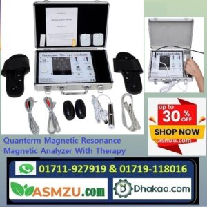 Quantum Magnetic Analyzer with 3 type Therapy Machine কোয়ান্টাম ম্যাগনেটিক অ্যানালাইজার ৩ ধরনের থেরাপি Quantum Magnetic Analyzer with 3 type Therapy Machine কোয়ান্টাম ম্যাগনেটিক অ্যানালাইজার ৩ ধরনের থেরাপি  ভিডিও দেখতে এই লিংক ক্লিক করুন  🔹 থেরাপি সুবিধা (3 in 1 Therapy):কোয়ান্টাম রেজোন্যান্স ম্যাগনেটিক অ্যানালাইজার একটি আধুনিক স্বাস্থ্য বিশ্লেষণ যন্ত্র। মাত্র ১ মিনিটে 38-45+ সম্পূর্ণ হেলথ রিপোর্ট প্রদান করে। এটি 85% পর্যন্ত নির্ভুল, নিরাপদ ও নন-ইনভেসিভ। 