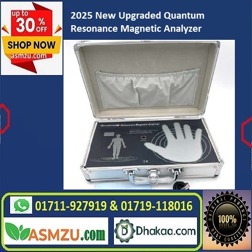 2025 New Upgraded Quantum Resonance Magnetic Analyzer Ver 6.3.12 🔹 Get 38-54+ Full Body Health Reports in Just 1 Minute 🔹 Up to 85% Accurate Results 🔹 Safe, Non-invasive & Easy to Use We directly import ✅ 100% Original Quantum Analyzer Machines. For any analyzer requirement, contact us 👉 📲 +8801719-118016 | +8801919-118016 | +8801711-927919 | +8801713-607913 📍 Office Address: 958-968 (Ground Floor), East Shewrapara Main Road, Apex–Lotto Showroom Back Building, Orbit Gully, Mirpur, Dhaka 🩺 What Can This Device Do? ✔ Analyzes electromagnetic waves emitted by human body cells ✔ Provides 38-54+ detailed health reports in just 1 minute ✔ Determines the current state of organs ✔ Predicts possible future diseases ✔ Helps detect diseases at an early stage ⭐ Why Choose This Device? ✔️ Up to 85% accurate results ✔️ No pain, safe & affordable ✔️ Predicts health conditions before symptoms appear ✔️ Easy to use with short training ✔️ Non-invasive → No harm to the body ⚡ TENS Therapy Benefits: ✔ Relieves muscle & joint pain ✔ Effective for back & neck pain ✔ Improves blood circulation ✔ Reduces chronic pain & inflammation 📦 Package Includes: USB Lock Key USB Cable Software + Pen Drive Hand Stick TENS Patch Palm Therapy Pad Therapy Slippers 📌 Specifications: Color: Silver | Size: Mini | OS: Windows XP/Vista/7/8/10 | Report Formats: HTML / ZIP / PDF | Multi-language Support 📲 Call Us Now: +8801719-118016 | +8801711-927919