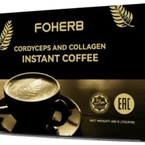 Foherb Whieda Cordyceps and Collagen Instant Coffee ফোহার্ব হুইডা কর্ডিসেপস এবং কোলাজেন ইনস্ট্যান্ট কফি